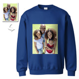 Double Side Print Sweatshirts: Unisex Hoodless Long Sleeve Custom Photo Essentials