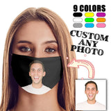 Custom Photo Face Coverings Personalized Face Mask,Print Your own Face Pictures On Your Face Cover