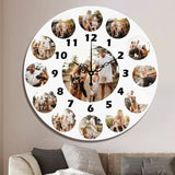 Personalized Photo Wall Clock - Custom Home Decor Gift for Any Occasion