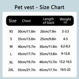 Custom Pet Clothes Tank Shirt Vest with Text Logo Picture and Number