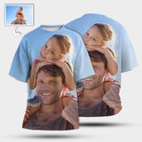 Photo Custom 3D All-Over Print Summer Unisex Short-Sleeve T-Shirt