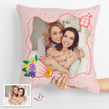 Personalized Photo Throw Pillows for Mom - Best Custom Mother’s Day Gift