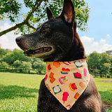 Animal Snacks (Cream) Reversible Bandana