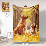 Custom Pet Photo Blankets - Soft Personalized Throw Gifts