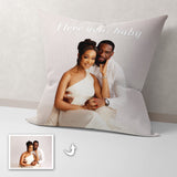 Custom Double-Sided Photo & Text Throw Pillows - Personalized Gifts