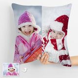 Photo Custom Throw Pillows Double side printed Personalized with 2 Photos