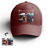 Custom Photo and Text Baseball Cap: Personalized Unisex Gift