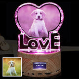 Magic Custom Photo Night Lamp, Colorful Music Lights With Love