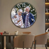 Personalized Round Clock Wall Clock - Unique Home Decor Gift