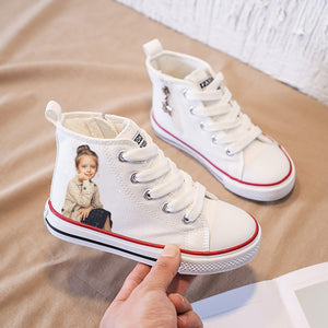 Custom Canvas Shoes, Personalize Canvas Shoes Waist High for baby, Kids