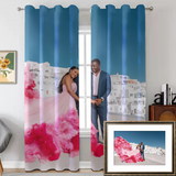 Custom Photo Blackout Heat Insulated Curtains for Bedroom Living Room