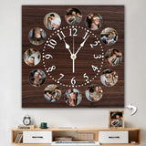 12pcs Photo Wall Clock Personalized Clock