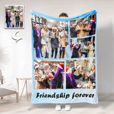 Personalized Photo Blanket - Custom Keepsake Gift Idea