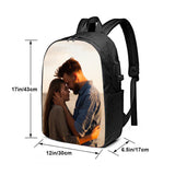 Custom Photo Backpack With USB Interface