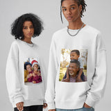 Double Side Print Sweatshirts: Unisex Hoodless Long Sleeve Custom Photo Essentials