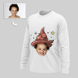 Unisex Cotton Long Sleeve Shirts, Custom Halloween Photo Design