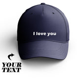 Unisex Custom Baseball Cap - Personalized Text, Adjustable, Stylish & Comfortable