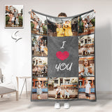 Custom Photo Keepsake Blanket - Personalized Memory Throw