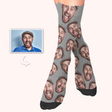 Custom Photo Face Socks With Multiple Colors