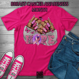 Breast Cancer Awareness Glam Nails Shirt