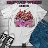 Breast Cancer Awareness Glam Nails Shirt