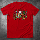 Christmas Nurse T Shirt