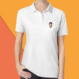 Personalized Unisex Polo Shirts, Custom Double-Sided Photo Face Design