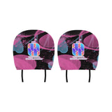 Custom Car Head Rest Covers (2PC)