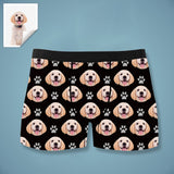 Custom Boxer with Photo Mens Underwear with Dog Face