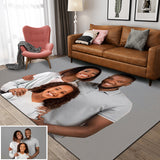 Custom Photo Logo Door Mat - Soft, Anti-Slip, Washable Area Rug for Home