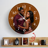 Personalized Wall Clock - Capture Moments all Number Styles