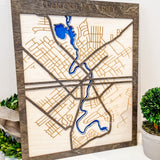 Three Dimensional Map of Cranford, NJ