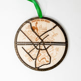 Cranford Map Ornament