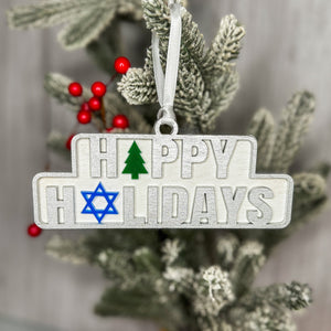 Happy Holidays Ornament