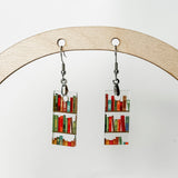 Bookshelf Earrings