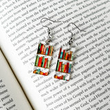 Bookshelf Earrings