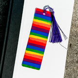 Rainbow-Themed Flexible Acrylic Bookmarks | Support LGBTQ+ Pride | Donate to The Trevor Project