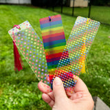 Rainbow-Themed Flexible Acrylic Bookmarks | Support LGBTQ+ Pride | Donate to The Trevor Project