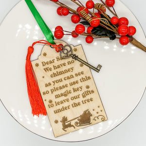 Santa Key Ornament