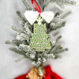 Family Name Tree Ornament: A Cherished Holiday Keepsake