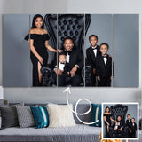 Large Print into Canvas Personalized Canvas with Photo College Wall Art 5pcs