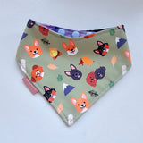 Camping Dogs Reversible Bandana