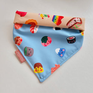 Okashi (Blue) Reversible Bandana