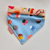 Okashi (Blue) Reversible Bandana