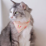 Cat Gem Biscuits Reversible Bandana (Beige)