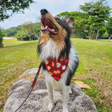 Animal Snacks (Maroon) Reversible Bandana