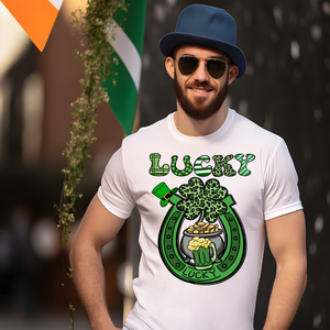 St. Patrick's Day Lucky Shamrock T Shirt