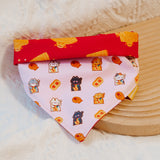 Fortune Cat Reversible Bandana