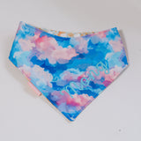 Watercolor Clouds Reversible Bandana