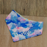 Watercolor Clouds Reversible Bandana